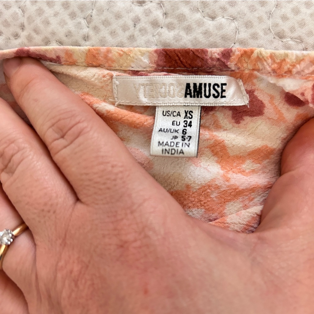 Amuse Society Print Midi Skirt. - Picture 8 of 8